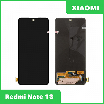 LCD дисплей для Xiaomi Redmi Note 13 с тачскрином (черный) 100% оригинал