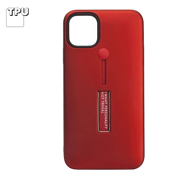 Защитная крышка "LP" для Apple iPhone 2019 6.5" Hard TPU Case "I WANT PERSONALITY...", красный