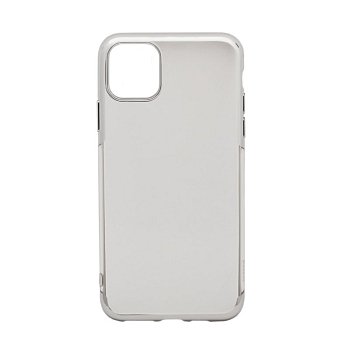 Защитная крышка для iPhone 11 Pro Max Baseus Shining Case (серебряная рамка)